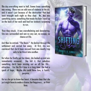 The day everything went to hell, Emma knew something was wrong. There was an odd aura of violence in the air, and it wasn't just because of the destruction that had been wrought each night as they slept. No, this was something worse, something that made the hairs stand up on the back of her neck and had her instincts screaming to run. Then they struck. It was overwhelming and devastating. She was surrounded and saw no way out, no escape, no chance at life. And then he arrived. "The Beast." He dashed through the settlement and carried her away. At first, she was convinced that she'd been rescued from one deadly trap only to be thrust into another. But when he finally put her down, she looked up and was immediately ensnared. She felt it, that nebulous something she'd been missing out on all her life… attraction. For the first time in a long time, she had a spark of hope. Maybe she could have love, a family, purpose. But as she got to know her beast, it became clear that she just might have to make a choice: her happiness… or their lives.